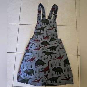 Dinosaur print corduroy ladies dresse size S